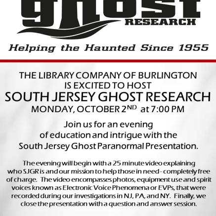 South Jersey Ghost Research