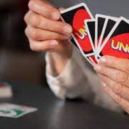 hands with uno cards