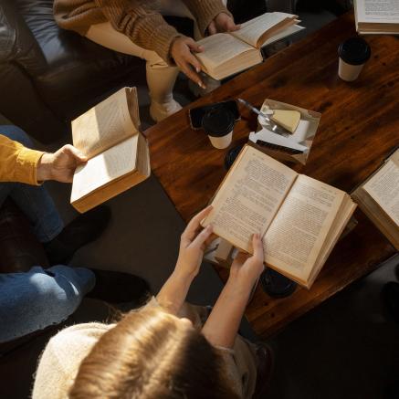 Top down group reading books