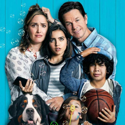 The cast of Instant Family looks stressed and comical